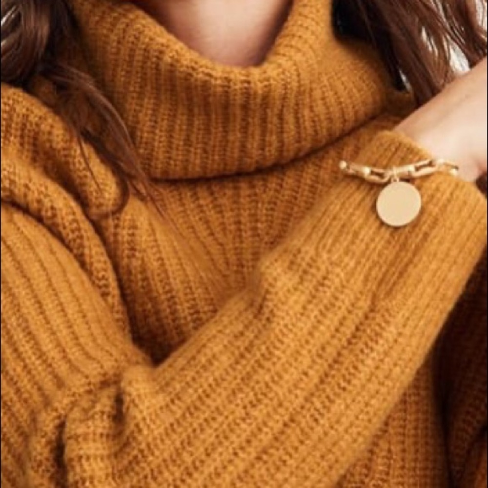 NWT! Madewell rib knit turtleneck sweater - Picture 2 of 9